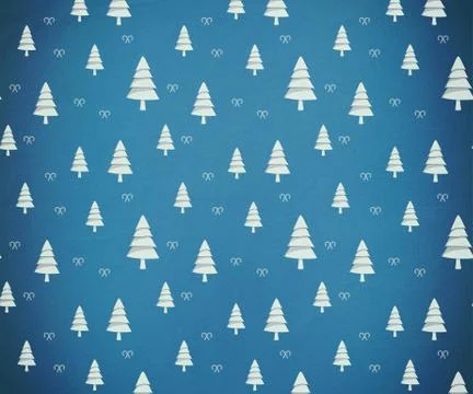 Christmas tree pattern wallpaper Foto stock