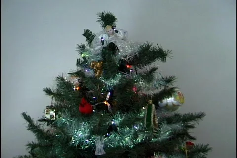 Christmas Tree with Presents Stock Footage 297120
