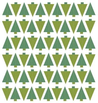 Christmas tree print Stockillustratie