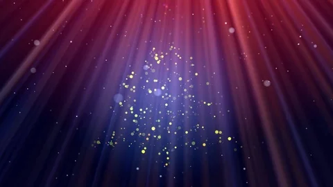 Christmas tree rays animation, winter snowing background Stock Footage 120807212