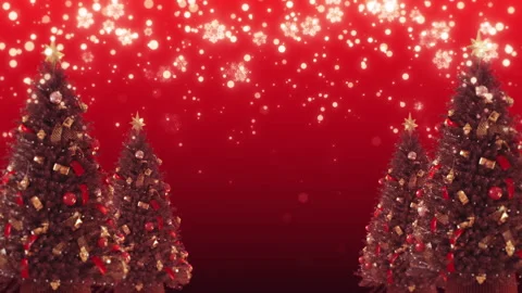 Christmas tree rotate background Stock Footage 254053441