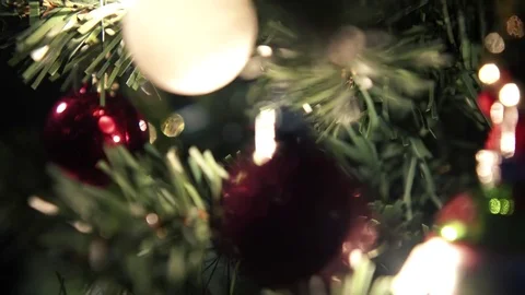 Christmas Tree Rotate Stock Footage 70860924