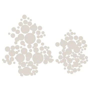 Christmas Tree seamless pattern design Stock Illustration