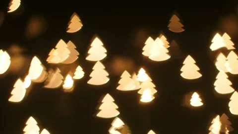 Christmas tree shape lights for overlays in christmas and new year concept Stock Footage 163797375