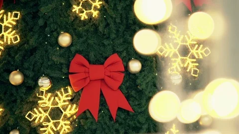Christmas tree in shopping Mall Stock Footage 70678904