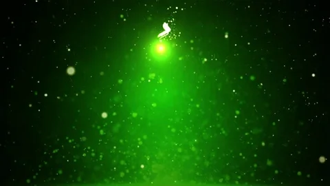 Christmas tree silhouette Stock Footage 82534515