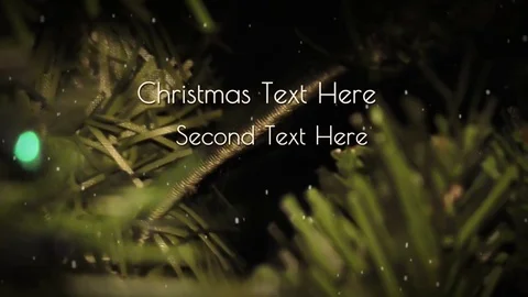 Christmas Tree Slideshow 스톡 After Effects