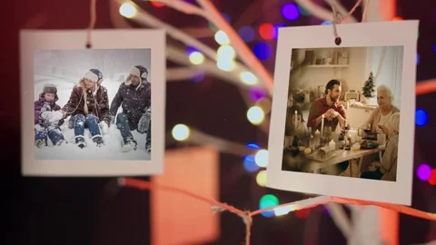 Christmas Tree Slideshow Stock After Effects