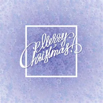 Christmas tree from snowflakes Stock Illustration