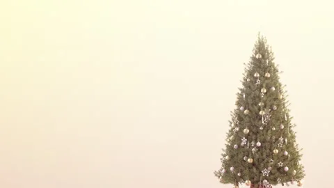 Christmas Tree in Space Seamless Loop Stock Footage 322573504