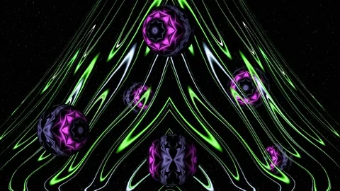 Christmas tree in space style Stock Footage 167603835