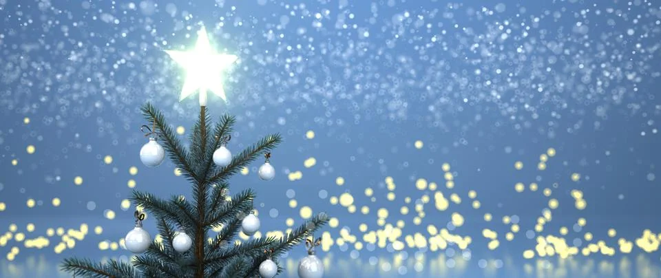Christmas Tree Star Stock Illustration