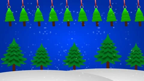 Christmas tree in Swinging motion Stock Footage 222939222