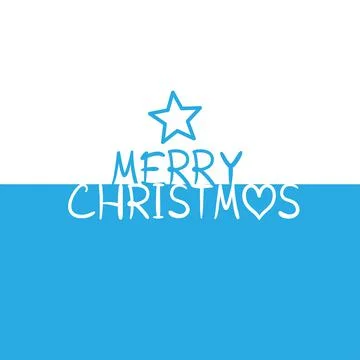 Christmas tree with text and sign symbols Stock Illustration