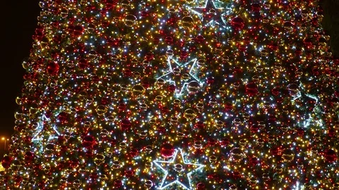 Christmas tree tilt up Stock Footage 71078926
