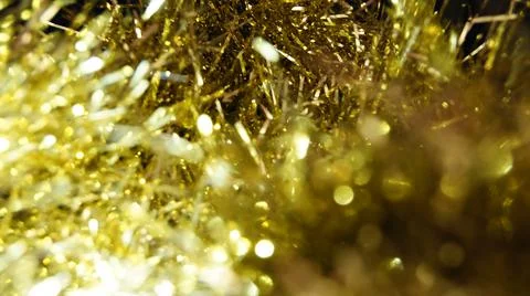 Christmas Tree Tinsel Stock Illustration