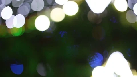 Christmas tree in a town square Stock Footage 71120577