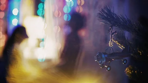 Christmas tree toy Stock Footage 79076757