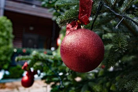 Christmas tree toy Stock Photos