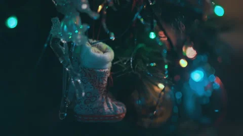 Christmas Tree Toys Stock Footage 67498970