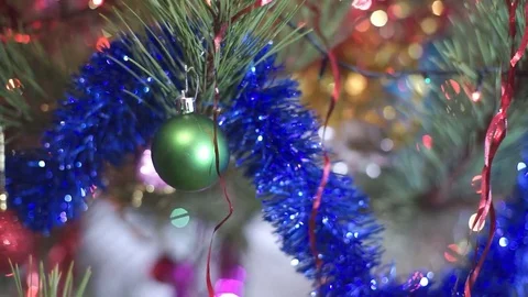 Christmas Tree with Toys Stock Footage 71235744