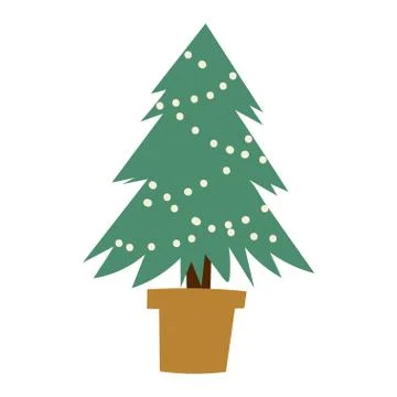 Christmas tree vector. Stock Illustration