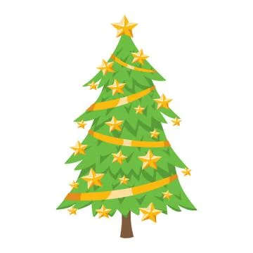 Christmas tree vector Stock Illustration