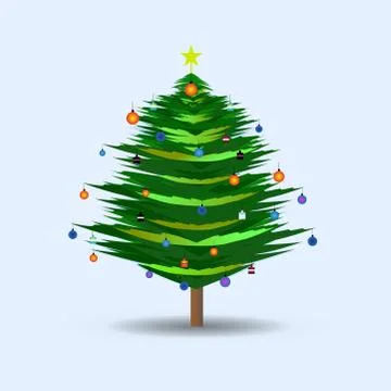 Christmas Tree, Vector Stock Illustration