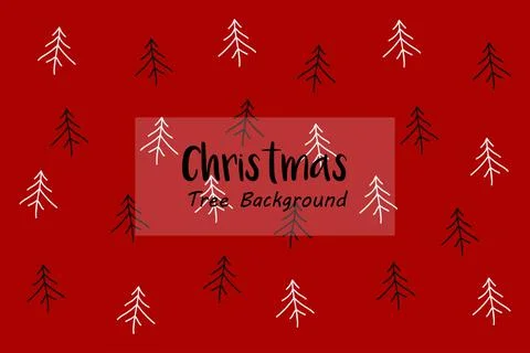 Christmas Tree vector illustration Background Stock Illustration