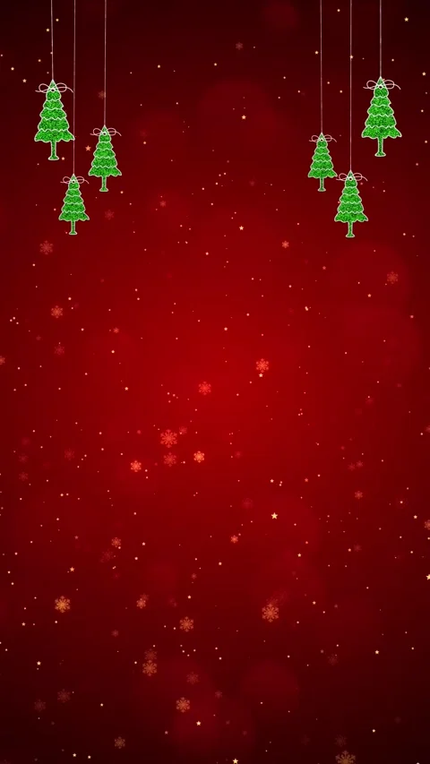 Christmas with Tree Vertical Background Seamlessly Loopable Vídeos de archivo 317871332