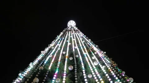 Christmas tree view from below. Stock Footage 145662006