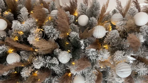Christmas Tree view from top to bottom. Stock Footage 225514606