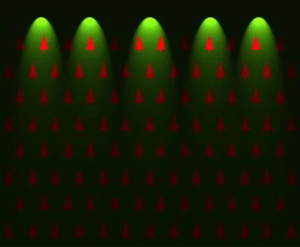 Christmas tree wallpaper for background Stock Illustration