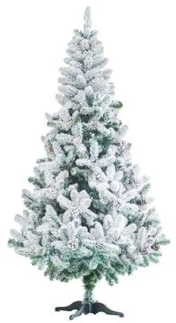 Christmas tree on white background isolate Stock Photos