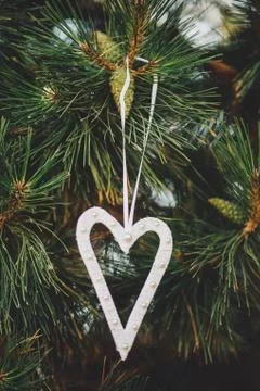 Christmas tree on white background	 Stock Photos