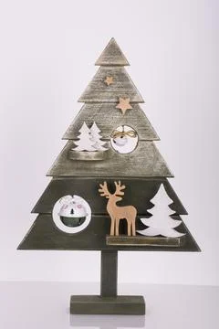 Christmas tree on a white background Фото