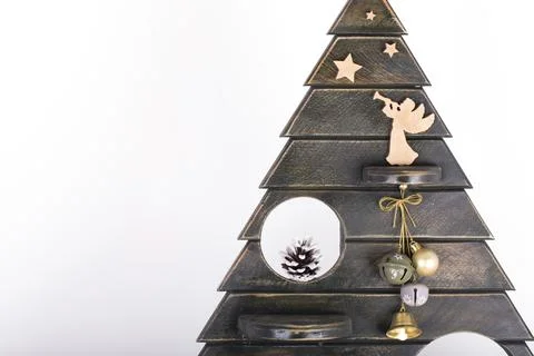 Christmas tree on a white background Stock-Fotos