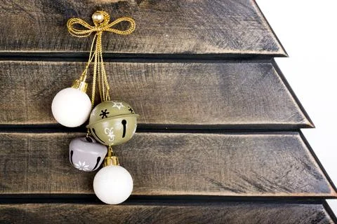 Christmas tree on a white background Stock Photos