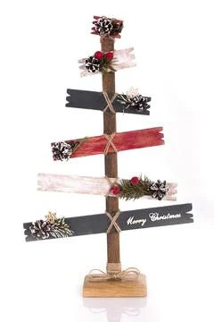 Christmas tree on a white background Fotos de archivo