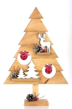 Christmas tree on a white background Fotos de archivo