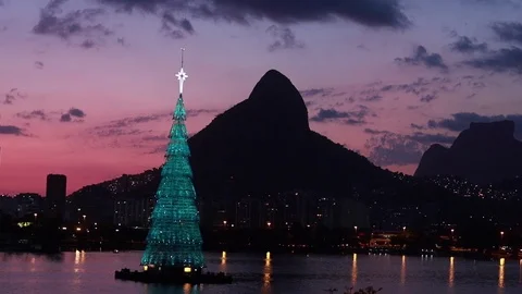Christmas tree of the world. Stock Footage 124078655