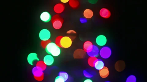 Christmas treee with blinking lights Stock Footage 30581408