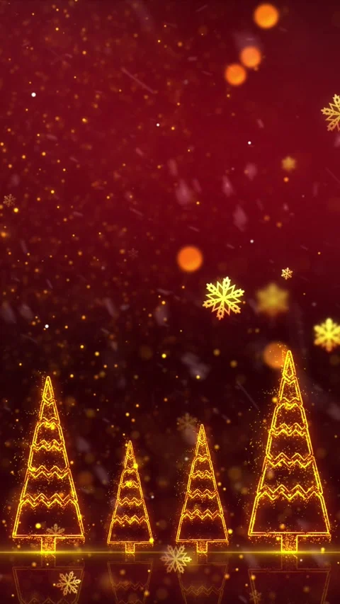 Christmas Trees Background 1 Stock Footage 283954960