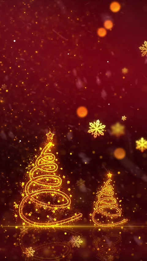 Christmas Trees Background 10 Stock Footage 283955361