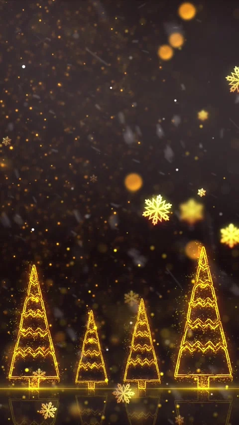 Christmas Trees Background 2 Stock Footage 283954961