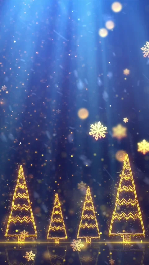 Christmas Trees Background 3 Stock Footage 283954957