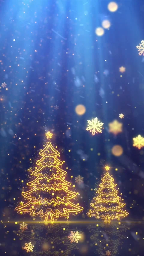 Christmas Trees Background 9 Stock Footage 283955197