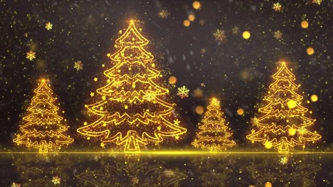Christmas Trees Background  Stock Footage 249451354