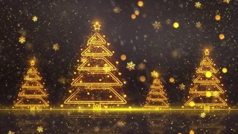 Christmas Trees Background  Stock Footage 249451544