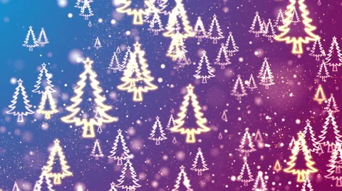 Christmas Trees Stock Footage 57294130